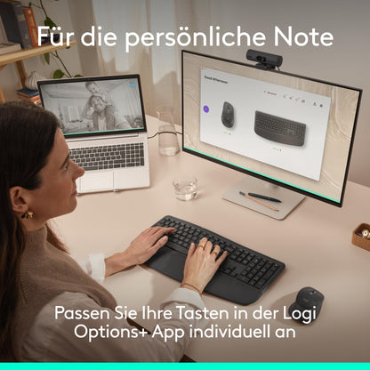 Logitech Signature Comfort Plus Combo MK880, kabelloses Tastatur-Maus-Set